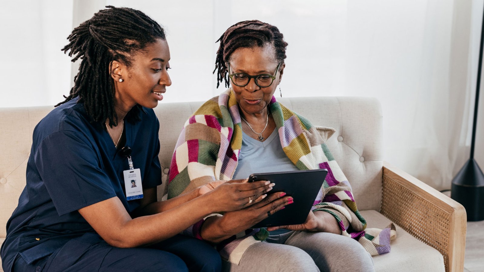 Care Giver With Patient